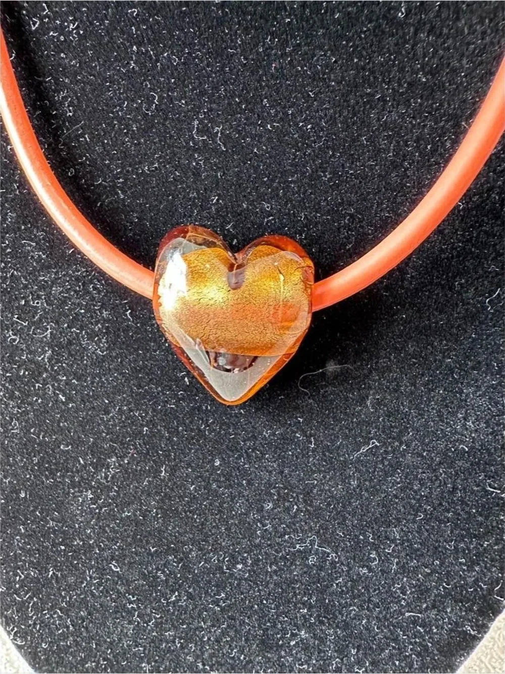 NWT FREE PEOPLE Under the Sea Heart Pendant Necklace on Cord